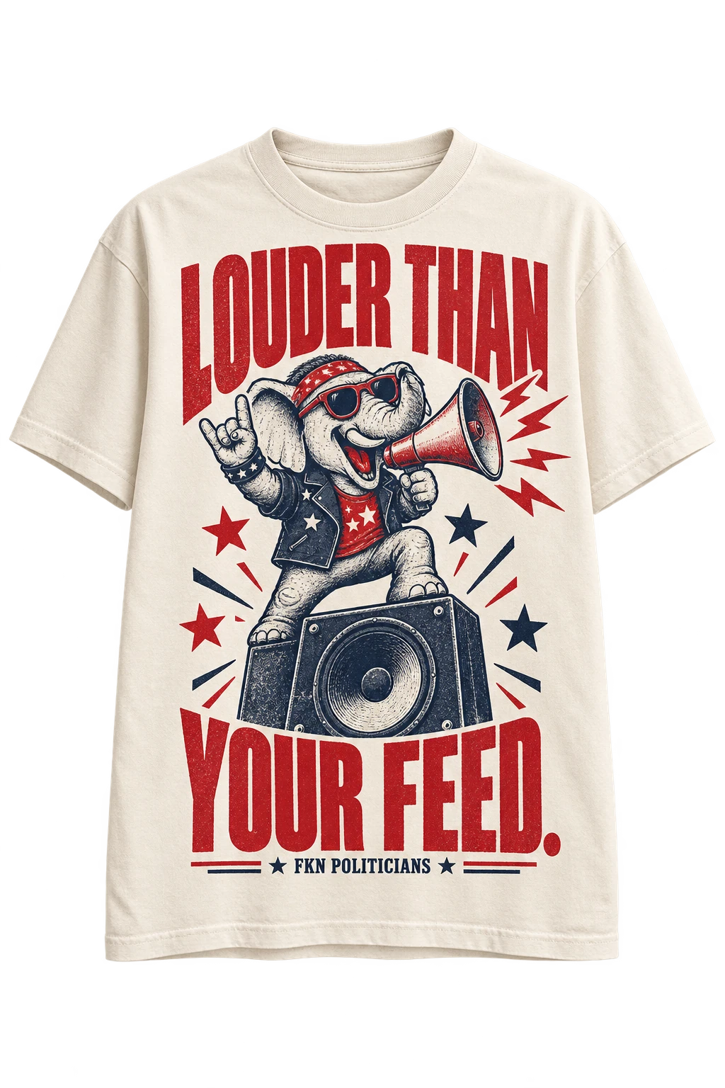 Louder Than Your Feed, Warm ivory shirt